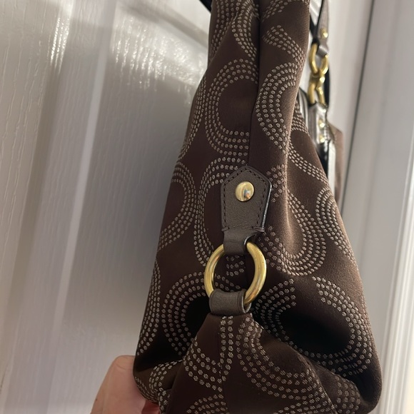 Beautiful Chocolate Brown Coach Purse - Picture 6 of 17